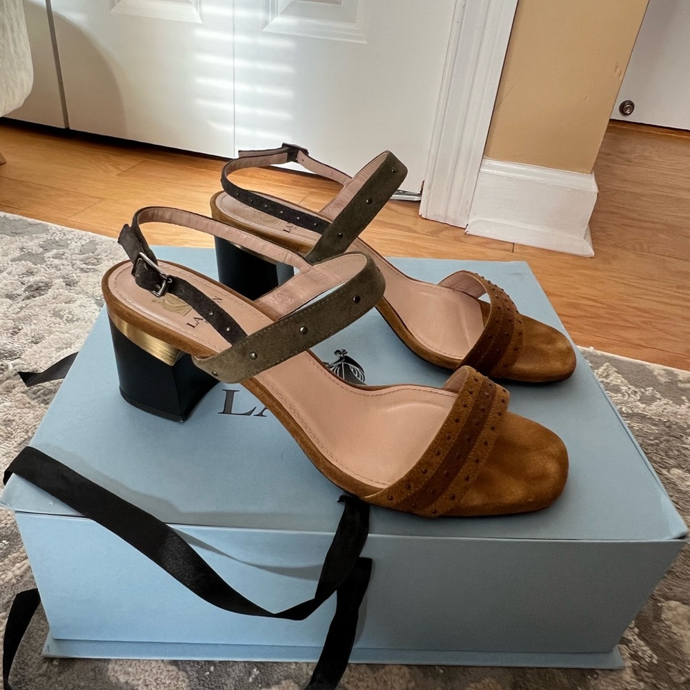 Lanvin Suede Sandals